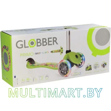 Самокат Globber Primo Fantasy Racing (зеленый) картинка 3